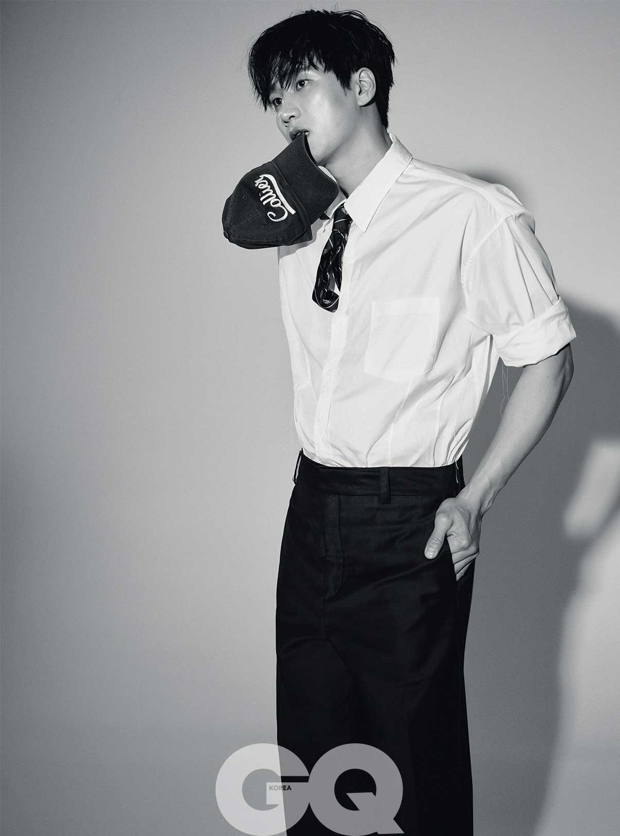 Ahn Bo Hyun Charms In Monochrome Photos For GQ Korea - kdramadiary