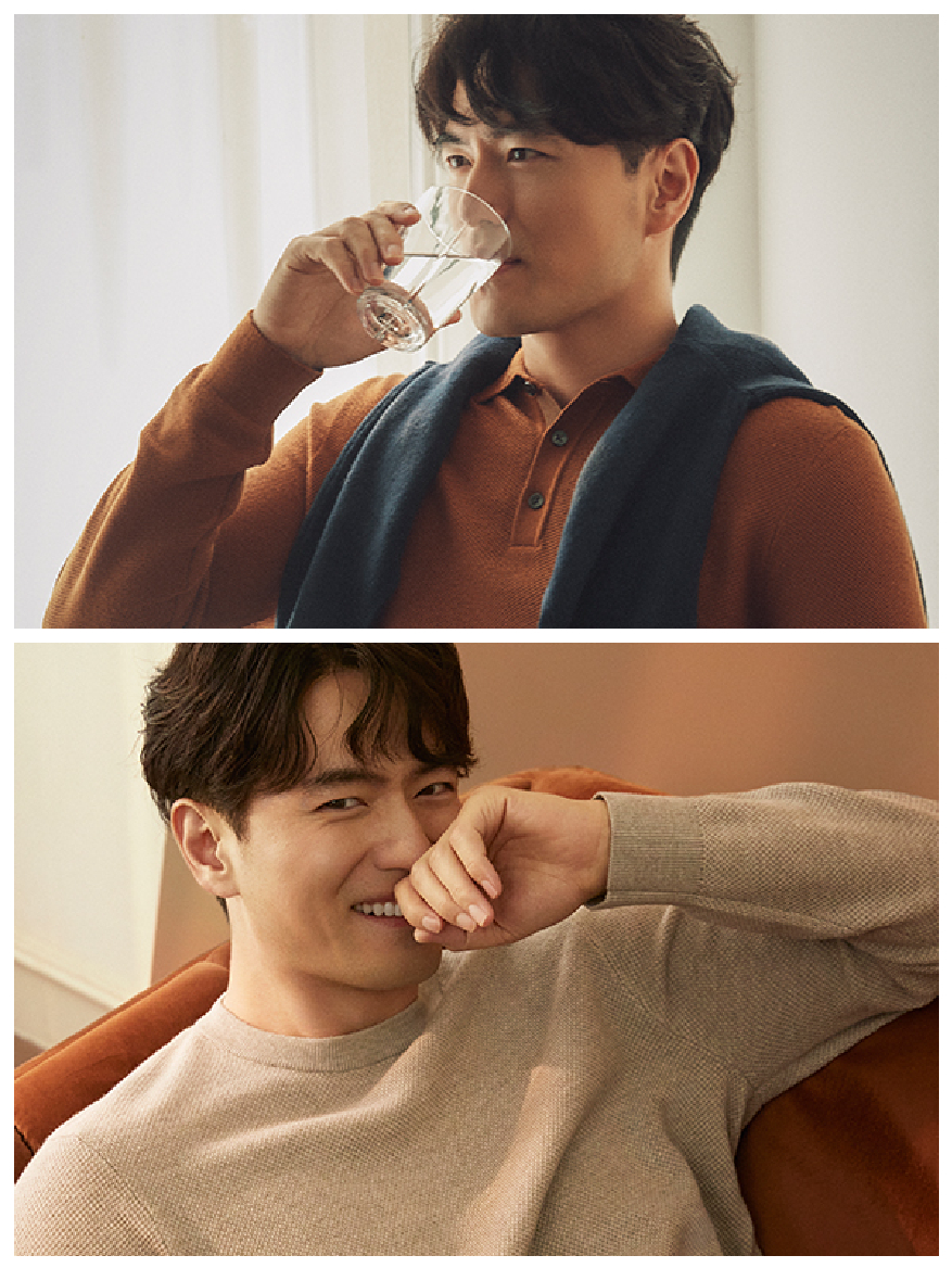 Lee Jin Wook Casually Beams & Dons Autumn-Themed Clothing For Edition  Sensibility - kdramadiary