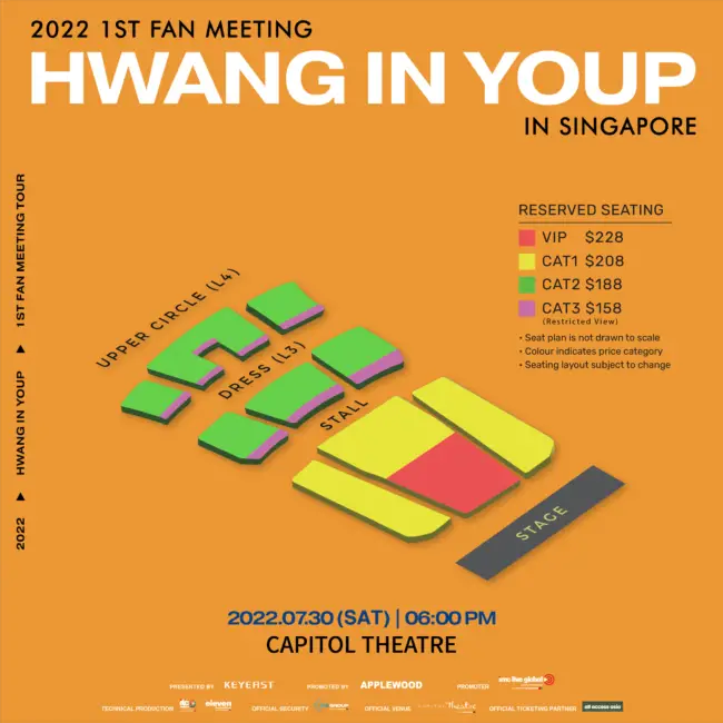 2022 Hwang In Youp 1st Fan Meeting in Singapore 